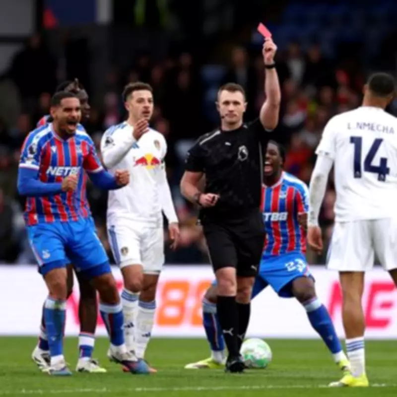Referee's Blunder in Leeds vs Palace Match Sparks Red Card Controversy