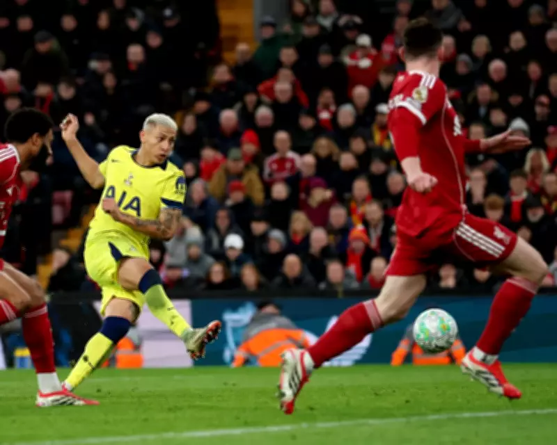 Richarlison's Late Strike Earns Spurs Vital Point at Anfield