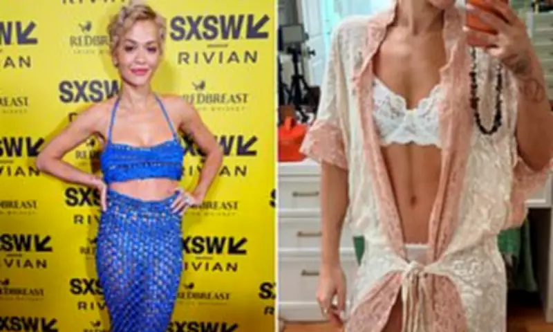 Rita Ora's Fashion Frenzy: From Oscars Hat to SXSW Premiere in Blue Crochet