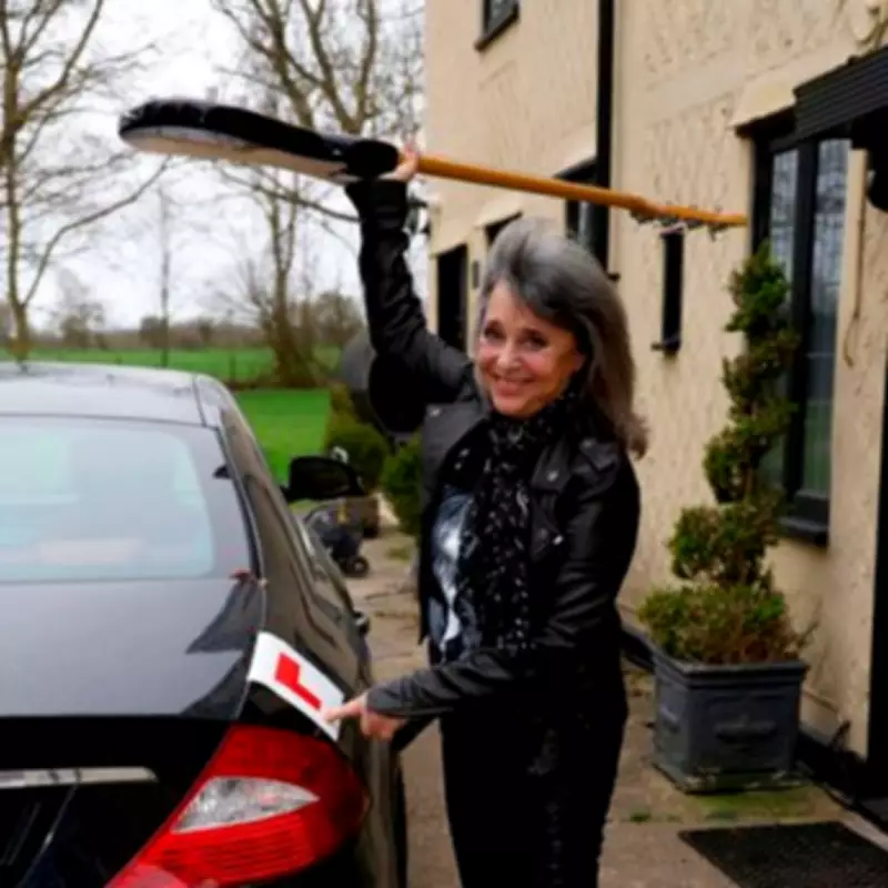 Rock Legend Suzi Quatro Passes Driving Test at 75, Celebrates with Champagne
