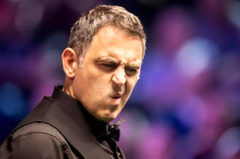 Ronnie O'Sullivan Walks Out Mid-Match Over Distracting Waistcoat Logo