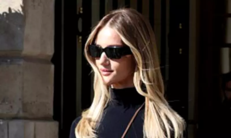 Rosie Huntington-Whiteley Leads Paris Fashion Week Style in Chic Outfit