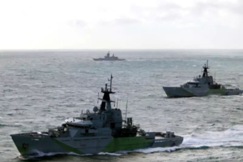 Royal Navy Tracks Russian Warship and Sanctioned Tanker in English Channel