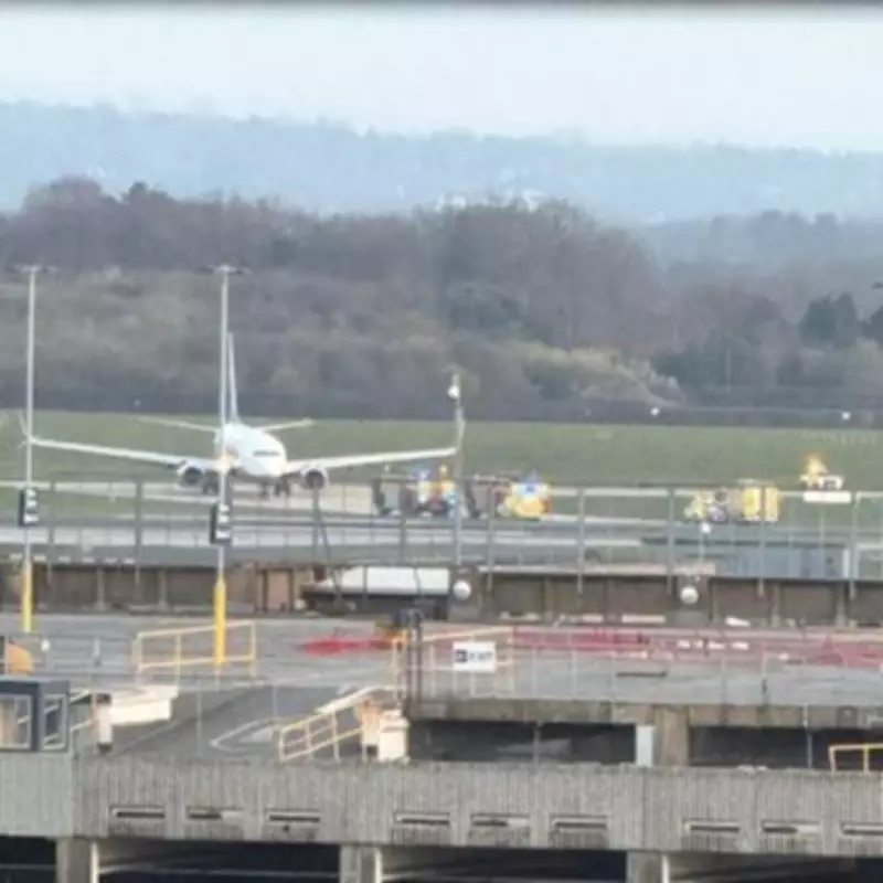 Ryanair Flight Grounded at Manchester Airport as Emergency Crews Respond