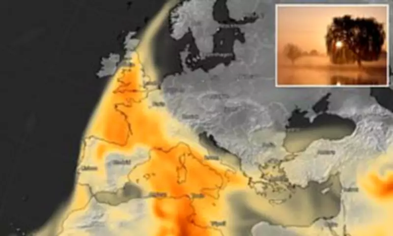 Saharan Dust Plume Engulfs UK, Triggering Health Alerts and 'Blood Rain'