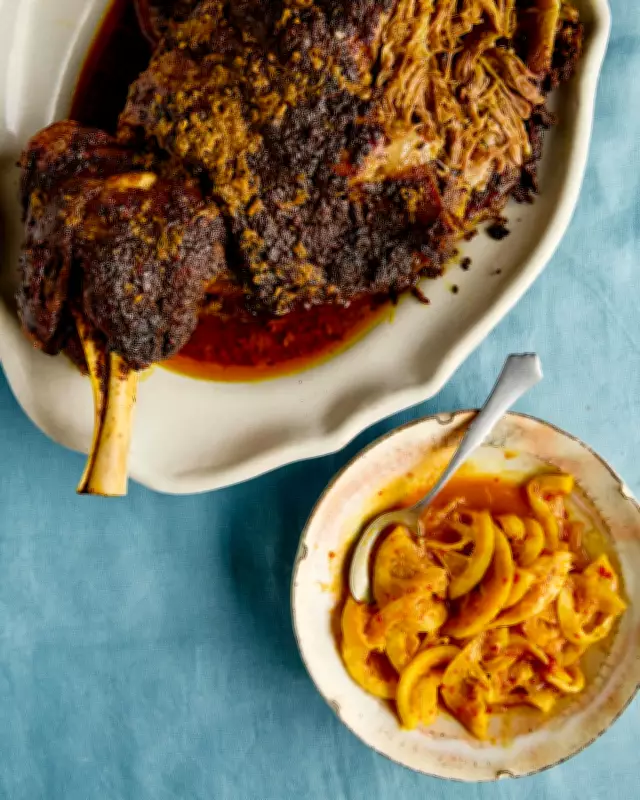 Sami Tamimi's Easter Feast: Slow-Cooked Lamb and Jewelled Rice