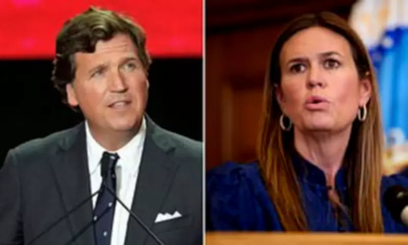Sarah Huckabee Sanders Slams Tucker Carlson's 'Disrespectful' Interview with Father Mike Huckabee