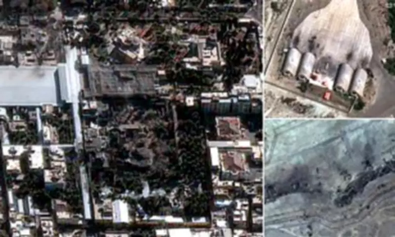 Satellite Images Reveal Devastation from US-Israeli Strikes and Iranian Retaliation
