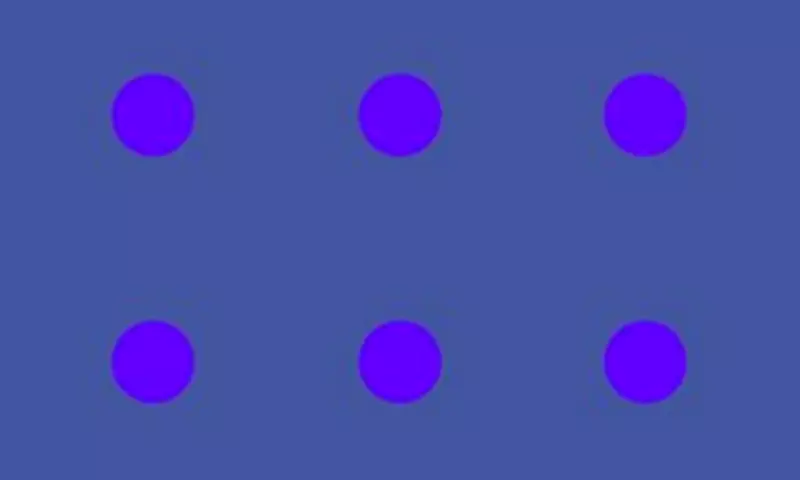 Scientists Unveil Purple-Blue Dot Illusion, Revealing How Eyes Misread Colour