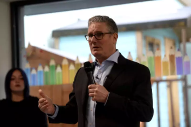 Screaming Child Interrupts Keir Starmer's Speech in Northern Ireland