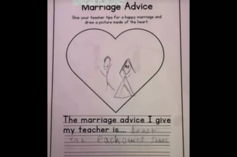 Second Graders' Viral Marriage Advice: 'Don't Eat Each Other's Snacks'