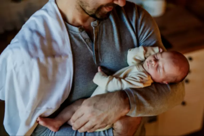 Self-Employed Fathers Protest Paternity Leave Gap with Condom Campaign