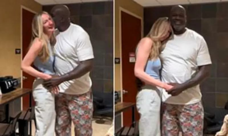 Shaquille O'Neal's Viral Encounter with World's Tallest Model Sparks Social Media Frenzy