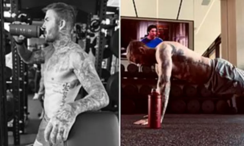 Sir David Beckham's Shirtless Workout and Family Revelations in Miami