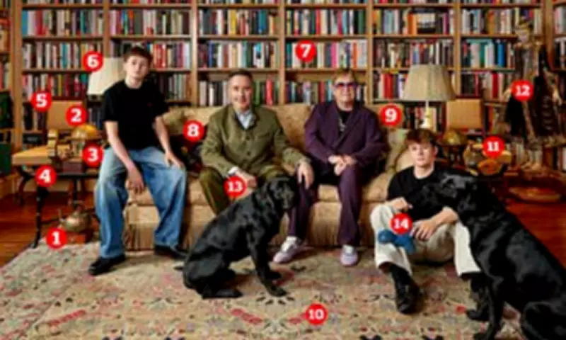 Sir Elton John's Family Portrait Unveiled at National Portrait Gallery