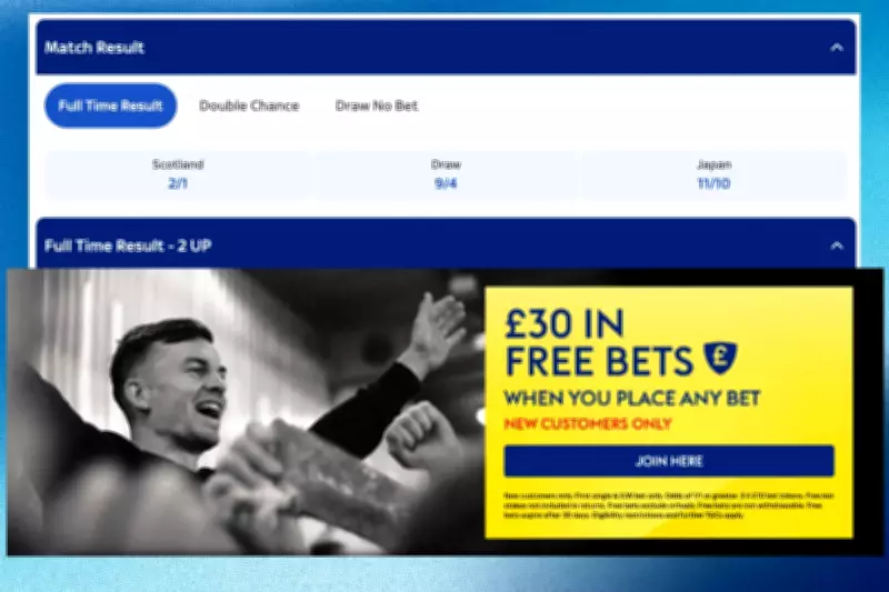 Sky Bet's £30 Free Bet Offer for Scotland vs Japan International Friendly