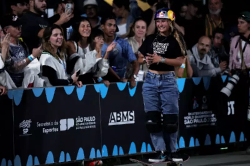 Sky Brown Secures Second Skateboarding World Title in Rain-Affected Brazil Final