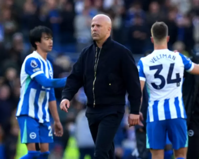 Slot Under Fire as Liverpool's Top-Five Hopes Dashed by Brighton Defeat