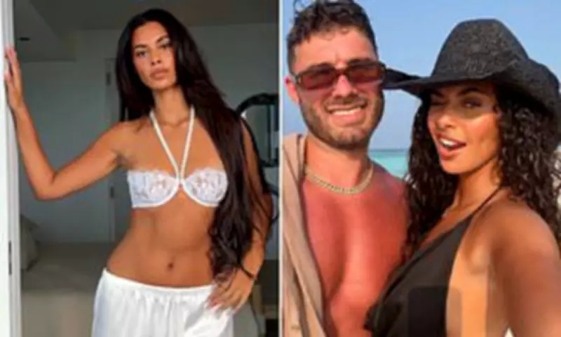 Sophie Piper Models SKIMS Lingerie in LA After Love Island Star's Move