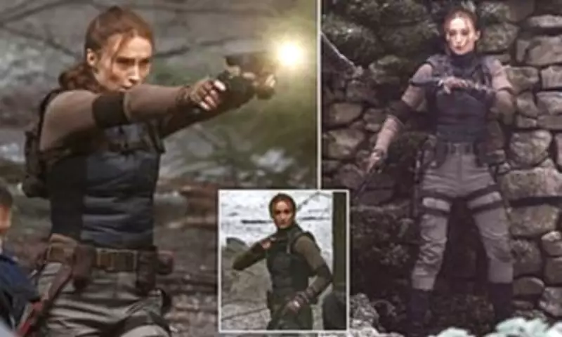 Sophie Turner Transforms into Lara Croft for Tomb Raider Filming in Surrey