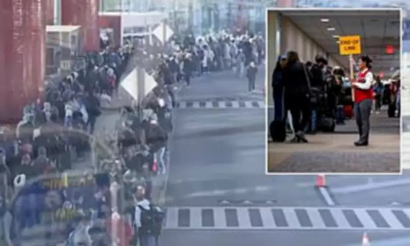 Spring Break Chaos at BWI Airport as TSA Lines Stretch Into Streets