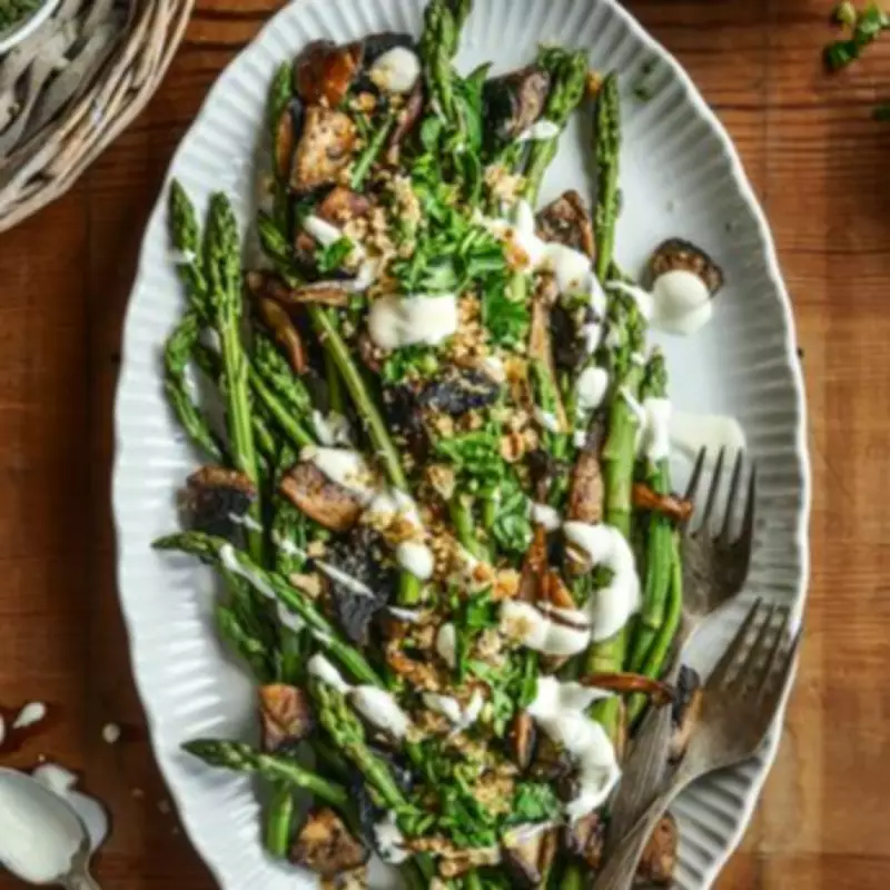 Spring Green Salad Recipe with Homemade Dressing Ready in 15 Minutes