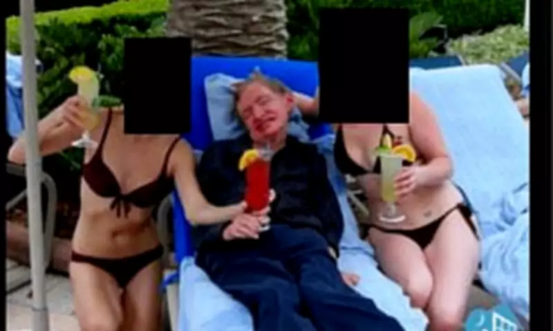 Stephen Hawking Epstein Photo Mystery Solved: Bikini-Clad Women Were His Carers