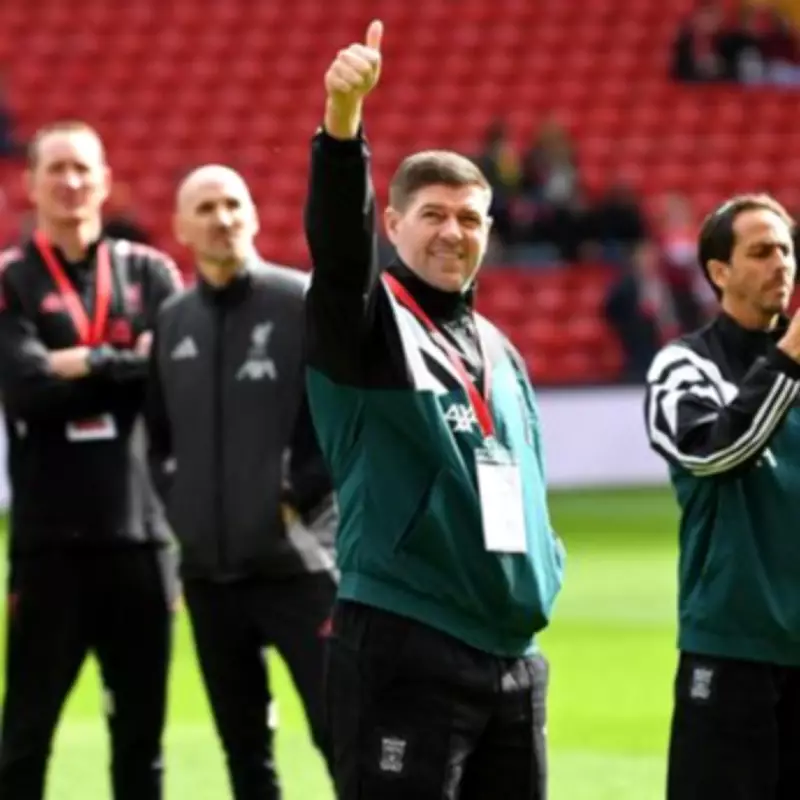 Steven Gerrard Shares Family Joy at Liverpool Legends Charity Match
