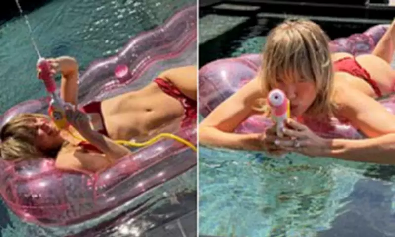 Suki Waterhouse's Poolside Instagram Snaps Spark Marriage Rumours with Robert Pattinson