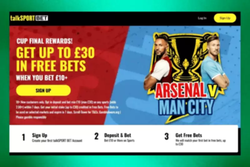 talkSPORT BET's Carabao Cup Final Offer: Up to £30 in Free Bets for Arsenal vs Man City
