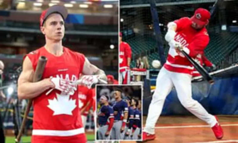 Team Canada's Baseball Stars Spark Social Media Frenzy in Hockey Jerseys