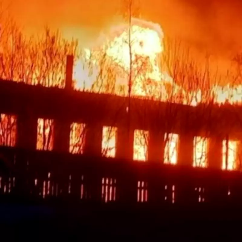 Teen Arrested for Arson After Historic Leek Mill Fire Forces Evacuations