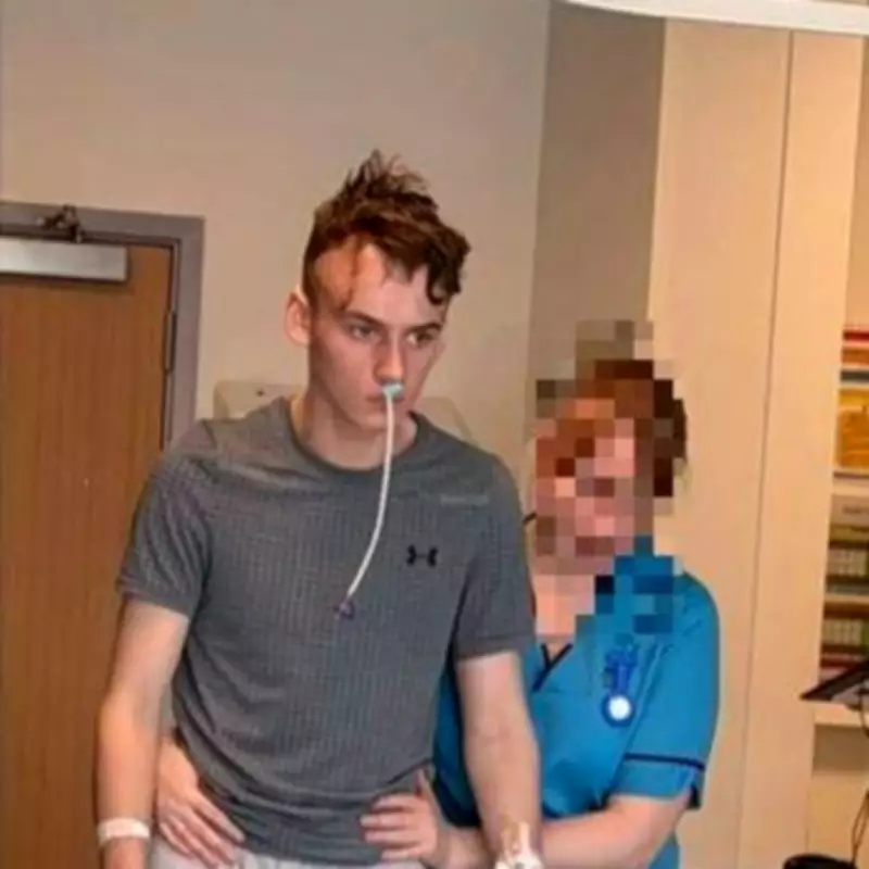 Teen Takes First Steps After Scaffolding Accident Leaves Him in Coma for Six Days
