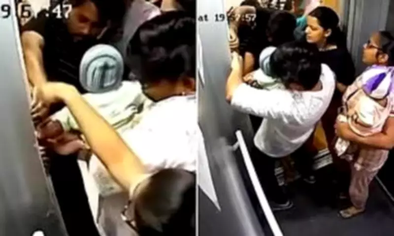 Terrifying Lift Incident in Pune: Baby's Arm Trapped in Door