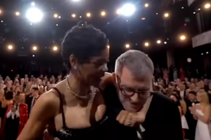 Teyana Taylor's Oscar Celebration: Headlock for Director After Best Picture Win