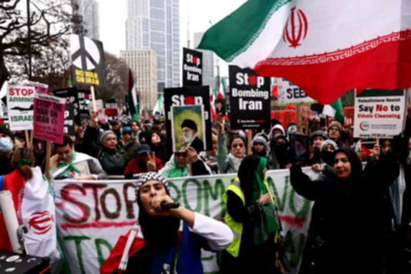 Thousands March in London Demanding End to US and Israeli Strikes on Iran