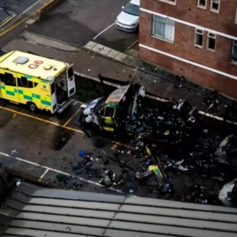 Three Suspects Torch Ambulances in Antisemitic Hate Crime in London