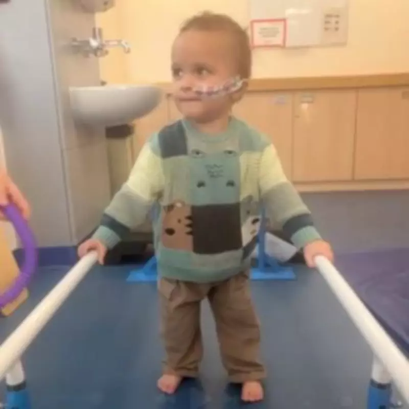 Three-Year-Old Boy Defies Doctors to Walk Mum Down the Aisle
