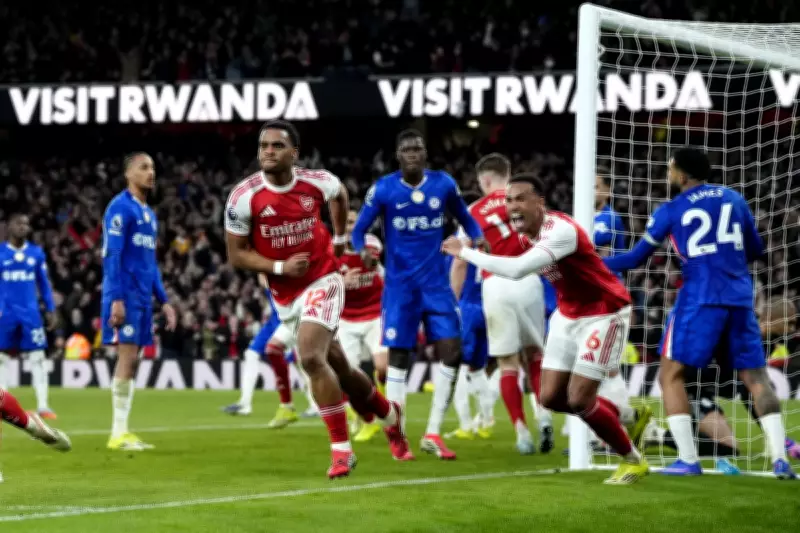 Timber's Header Seals Arsenal's Crucial Victory Over 10-Man Chelsea