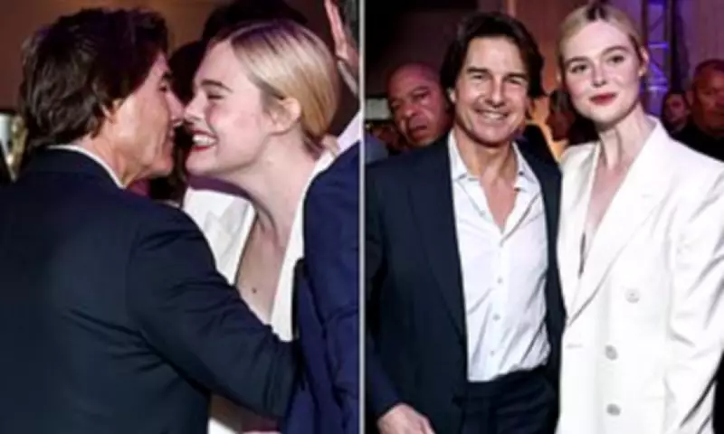Tom Cruise Reunites with Elle Fanning at Saturn Awards After Two Decades