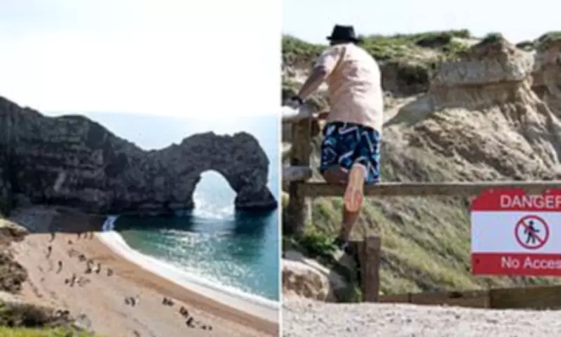 Tourists Defy Danger Signs at Durdle Door Despite Fatal Past Incidents