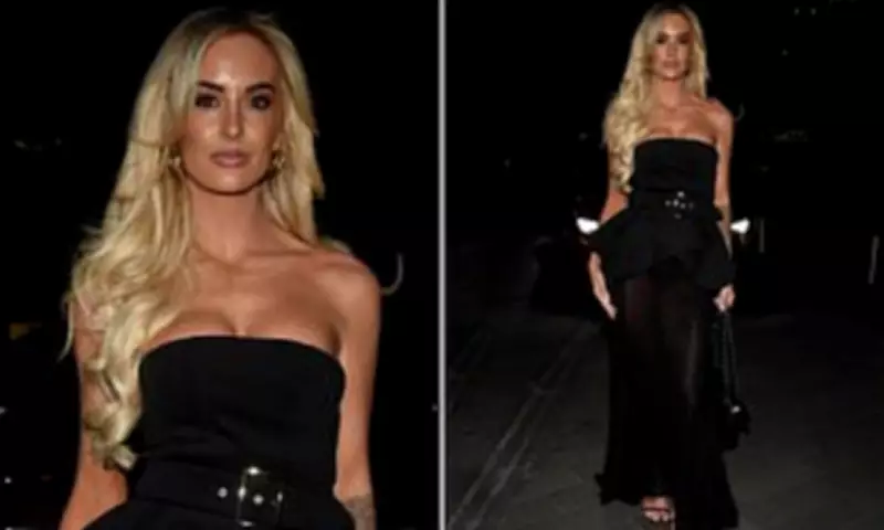 Traitors Winner Leanne Quigley Stuns at Gaydio Pride Awards in Busty Black Dress