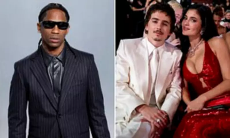 Travis Scott's Oscars Shade at Timothée Chalamet Sparks Fan Reactions