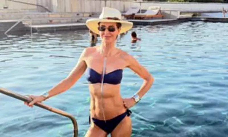 Trinny Woodall, 62, Showcases Toned Abs in India Holiday Instagram Post