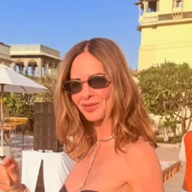 Trinny Woodall, 62, Stuns in Bikini on Indian Holiday and Discusses Family Security