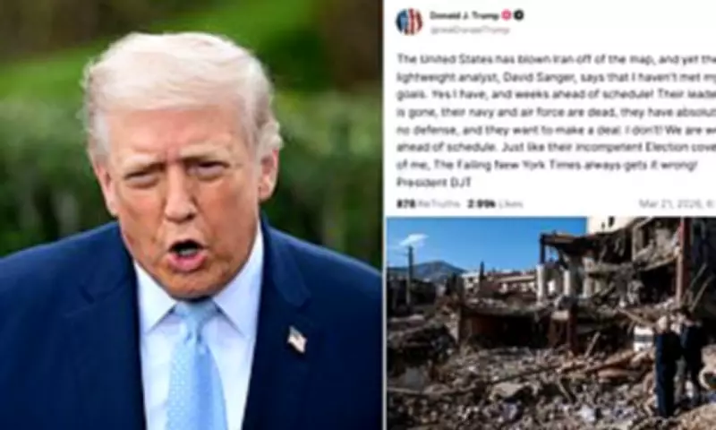 Trump Claims US 'Blows Iran Off Map' Weeks Ahead of Schedule