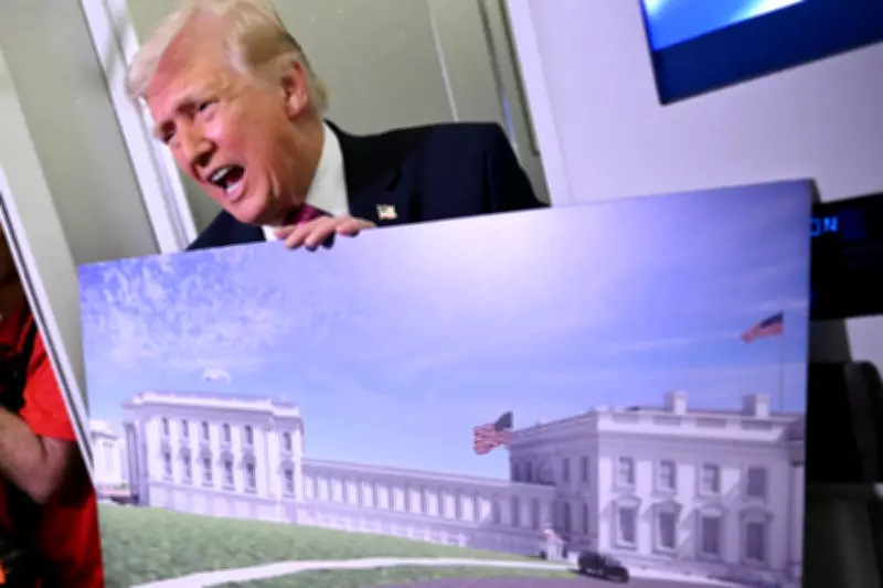 Trump Confirms Military Building 'Big Complex' Bunker Under New White House Ballroom