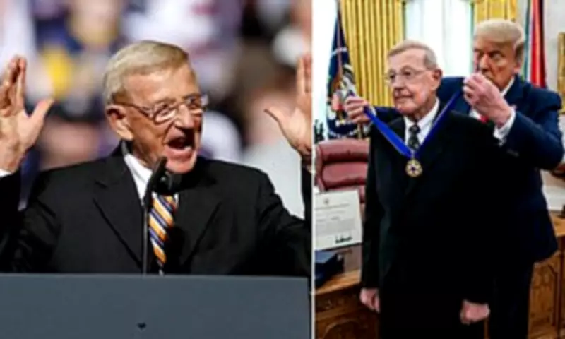 Trump Mourns Lou Holtz, Praises Coach's Political Support Against Democrats
