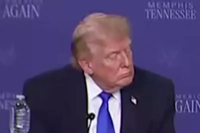 Trump Nods Off During Memphis Crime Briefing as Cabinet Praises Him