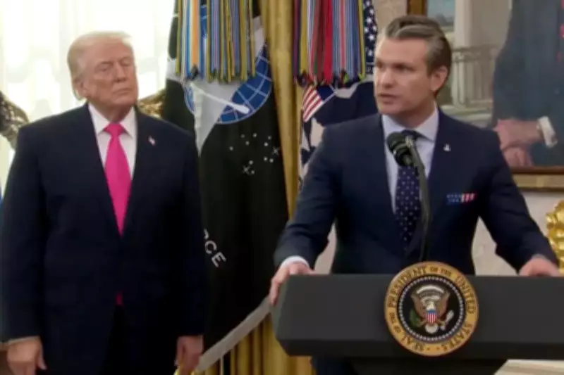 Trump Raises Eyebrow at Defense Secretary's Hardline Iran Stance